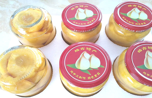 富硒黄桃罐头